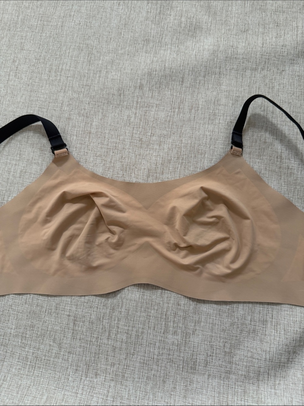 KNIX unlined wireless bra black size 4 seamless - Picture 4 of 8